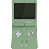 eXtremeRate Replacement Housing Shell for Gameboy Advance SP (GBA SP) - Matcha Green