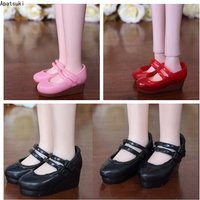 Chaussures de poupée à la mode pour poupées Blythe, chaussures à talons compensés en plastique 1/6, mini sandales pour maison de poupée Licca Jenny, accessoires pour poupées BJD 1/6