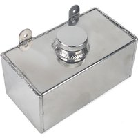 2L Aluminium Universal Polished Windscreen Washer Bottle Intercooler Spray Tank With Cap Kit Track Car