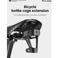 AliExpress West Biking WEST BIKING Bicycle Water Bottle Cage Saddle Extender Water Cup Holder Adapter Cycling Kettle Mount Bracket MTB Bike Accessories