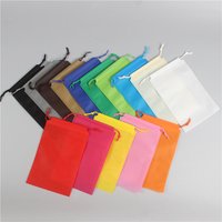 50Pcs Multifunctional Non Woven Fabric Travel Shoes Storage Bags Drawstring Bags Toy Building Block dustproof Home Storage Bag