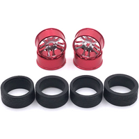 Metal Upgraded 24mm Racing Wheels WLtoys 1/28 284131 k969 k979 K989 k999 p929 p939 iw04m MINI-Q MIMI-Z RC Car Parts