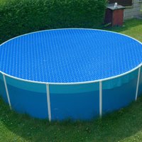 Pool Cover Round on Ground Underground Insulation Blanket Pool Solar Blanket for Swimming Patio Lawn Garden Winter Summer Spa
