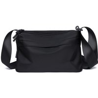 Men Oxford Fabric Crossbody Bag Waterproof Multi-pocket Casual Shoulder Sling Bag Lightweight Daily Travel Messenger Bag