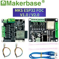 Makerbase ESP32 DUAL SimpleFOC Shield For BLDC Brushless Servo Foc Dual-Motor Controller High Power