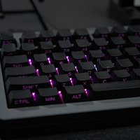 2026 Minimalist Black 134 keys keycaps profile PBT Double shot Keycaps Side Shine Through Print For MX Mechanical Keyboard Kit