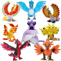 Anime Galarian Zapdos Moltres Articuno Ho-Oh Plush Stuffed Doll Plush Toys Children Soft Pp Coton Kids Birhday Christmas