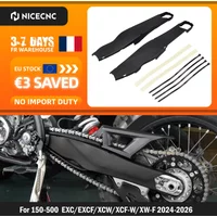 2024 2025 2026 Für KTM EXC 300 EXC 250 EXCF 350 XCW 300 XCF-W 450 500 Für Husqvarna TE 300 FE 250 FE 350 FE 450 GasGas EC 300 Hintere Schwingenschützer SXF 250 SXF 450 XC-F 350 2023-2026