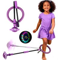 Glowing Jump Rope - Foldable & Portable Skipping Rope for Family Outdoor Sports, Nighttime Fun and Force Reaction Training