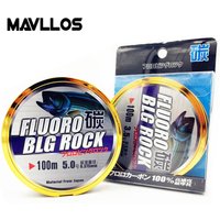 Mavllos Reme Fluorocarbon Fishing Line 100M 2-38LB Wear-resistant Nylon Monofilament Fluoro Carbon Coating Fishing Line