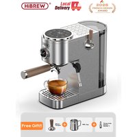 HiBREW Semi-automatic Espresso Coffee Machine 3 Level Temperature Adjustable Cold/Hot 20Bar Coffee Maker Cappuccino H13