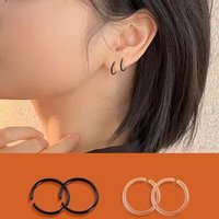 10Pcs Plastic Anti-blocking Ear Hole Prevention Stud Earrings Ear Stick Colorful Anti-allergy Earrings For Women Small Ear Ring