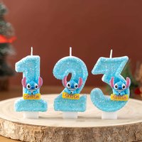Cartoon animal digital candle birthday cake decoration birthday party ornament