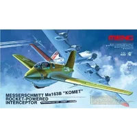 Meng Model QS-001 1/32 Scale Messerschmitt Me 163B "KOMET" Rocket-Powered Interceptor Assembly plastics model kit