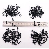 200pcs 3/4/5/6/mm Eyeball Doll Accessories Black Plastic Plush Safety Eyes Amigurumi For Toys DIY Eyes Animal Doll Decoration