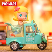 POP MART Molly Car Car Series Trendy Blind Box Mystery Box Guess Bag Toys Doll Cute Desktop Ornament Collection Anime Figure