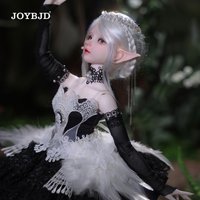 Joybjd 1/4 Yeva Fullset A Bjd Doll Black Swan Style Small Forest Elf with Elf Ears Tentacle Resin Toiy