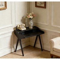 1:12 Scale Dollhouse Miniature Desk Model, DIY Assembly Writing Table Furniture, Diorama Scene Accessory for 1/12 Doll House
