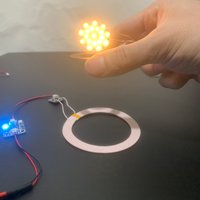 12V Maglev Wireless Power Supply Transmitter Coil Induction Wireless Receiver LightLED DIY Magnetic Levitation Moon Lamp Globe