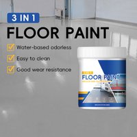 Household 3 In 1 Epoxy Floor Paint Water Based High Solid Wear Resistant Resin Coating for Cement Floor Color Renovation
