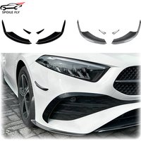 2023 To Up For Mercedes Benz A Class W177 A180 A200 A35 A45 AMG Car Front Lip Bumper Diffuser Splitter Side Spoiler By ABS