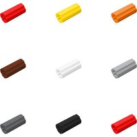 100pcs 59443 6538C Axle Connector 2L Smooth with X Hole for Building Blocks High-Tech DIY MOC Compatible Toy Accessories