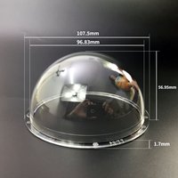 4 Inch Acrylic Indoor / Outdoor CCTV Replacement Clear Camera Dome Housing HD transparent Dome Cover