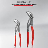 KNIPEX 8751180Water Pump Removal Pliers 8751250 Horse Wrench Cobra ES Thin Mouth Handle Size 7" 10" Model Tools Cobra® ES 7-1/4
