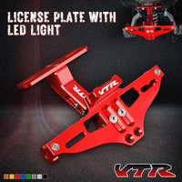 For Honda VTR1000F / FIRESTORM VTR 1000 F SP1 / SP2 1998-2005 Motorcycle Rear License Plate Holder Mount LED Turn Signal Lights