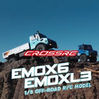 Crossrc 1/8 Emo X6 Large Rhinoceros/Xl3 Large Elephant Remote Control Electric Climbing Car Off-Road Vehicle Toy Car