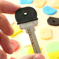 32Pc Multi Color Key Cap Covers Key Identifier Tags Soft Silicone Topper Key Holder Keyring Label Keys Organizer