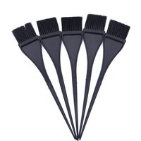 5pcs Hair Dye Brush Black Professional Applicator For Hair Coloring Treatment Keratin Use Home Salon Styling Tool