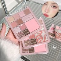 Korean Shimmer Girl Makeup Palette Matte Easy Mist Use Blush Portable Highlight All In One Pink Youthful 16g Sister Gift 2026