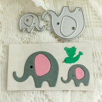 Matrices de découpe en métal, ancre de bateau, éléphant, papillon, méné, pour Scrapbook, gaufrage, artisanat de bricolage