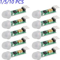 1/5/10 PCS HC-SR505 Mini PIR Motion Sensor Module DC 4.5-20V for Arduino Human Body Detection Automatic Light Security System