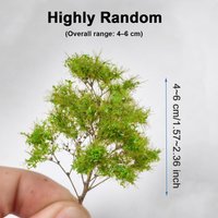 5pcs 4-6cm Miniature Sea Foam Trees Model Artificial Bushes for Dioramas Supplies Railroad Layout DIY Scenery Craft Landscape