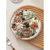 50/100PCS Retro Mushroom Sticker Harajuku Skateboard Transparent Laptop Bicycle Laptop Luggage Aesthetic Vintage Graffiti Decals
