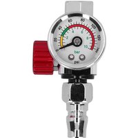 G1/4 Paint Gun Air Pressure Regulator With Gauge Precisely Adjustable Control Valve For Spray Tools Pneumatic Spray Gun
