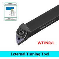 LIHAOPING External Triangul Turning Tool Holder WTJNR1616H16 WTJNR2020K16 WTJNR2525M16 WTJNR3232P16 Lathe TNMG Carbide Inserts
