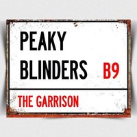 Peaky Blinders Garrison Retro Metal Tin Sign Pub Bar man cave garage Shed Gift-Aluminum