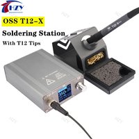 OSS T12-X Plus Soldering Station With T12 Tips Electronic Soldering Iron For BGA PCB Repair Phone Board Welding Rework Tools image 4