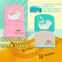 Personalized Waterproof Stamp for Clothing, Personalized Ink Pad Stamps, Children's Name stamp, Men and Women