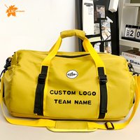 Customized Luggage Bag with Printed Logo Large Capacity Travel Handbag Personalized Sports Bag DIY Pattern