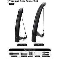 AliExpress NONE New Bike Fenders Full Coverage Mudguards Mountain Bike Mudguard Bicycles Front and Rear Mudguard Mud Guard Cycling Accessories
