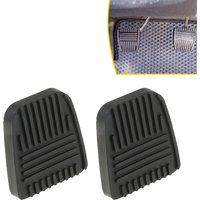 2Pcs Car Brake Clutch Pedal Pad Rubber Covers for Toyota 4Runner Camry Celica Pickup RAV4 Tacoma Tundra 31321-14020 31321-14010