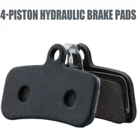 AliExpress NONE ZOOM HB876 4-piston hydraulic brake pads disc make riction plate mountain bike electric scooter oil accessories bicycle Cycling