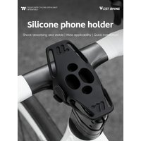 AliExpress West Biking WEST BIKING Silicone Cycling Phone Holder Quick Release Bike Navigation Bracket Stand for MTB Road Bikes Bicycle Accessories