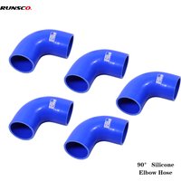 90 Degrees Silicone Hose Elbow Rubber Joiner Bend Tube Hose Connector Intercooler Turbo Air Intake Pipe 38/45/63/76/83/89 MM