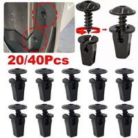 20/40/80pcs Splashguard Fastener Clips Auto Mudguard Lining Snap Screws Used For Daily Auto Parts Maintenance