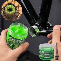 Graisse pour roulements de vélo imperméable, lubrifiant vert pour moyeux, boîtiers de pédalier et caissons de direction. Entretien synthétique pour VTT, vélo de route, pièces Shimano SRAM
